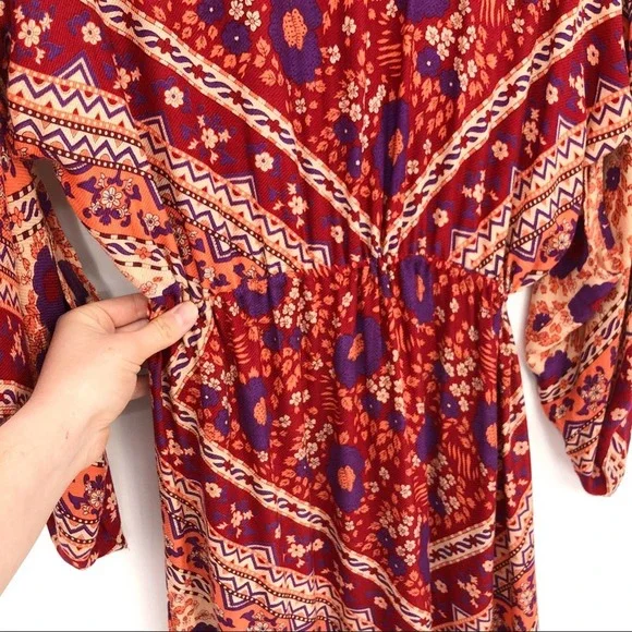 ARNHEM Sunbird Kimono Orange Purple Cream S - Picture 10 of 10